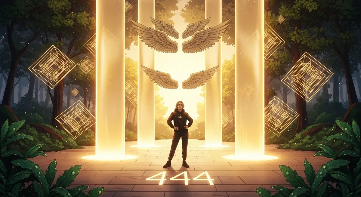 444 Angel Number Meaning – Protection, Stability & Divine Support