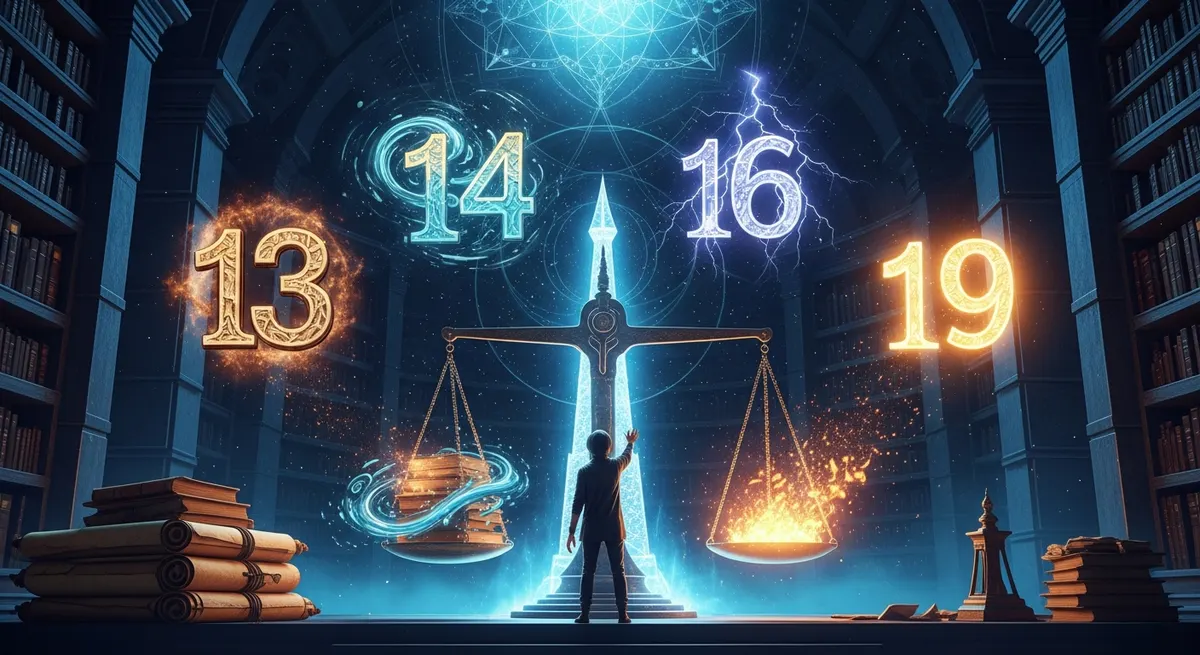 Karmic Debt Numbers in Numerology: The Deep Meaning of 13, 14, 16 & 19